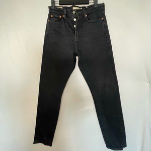Levi Strauss Black Wedgie Slim Cut